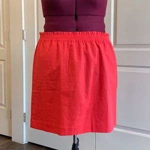 Linen j.crew skirt with pockets!